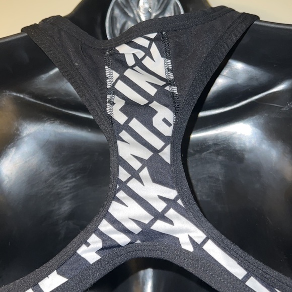 CLASSICE PINK LOGO SPORTS BRA - Picture 7 of 9